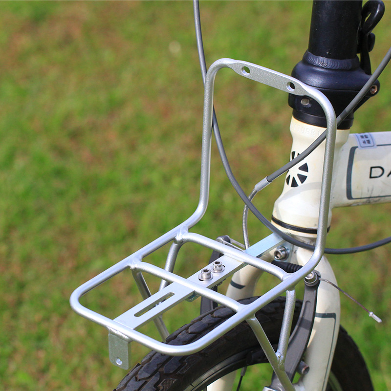 Cargo Rack Aluminum - 折りたたみマウンテンバイクフロントラックアルミ合金頑丈で耐久性のある耐荷重能力自転車荷物キャリア自転車アクセサリー