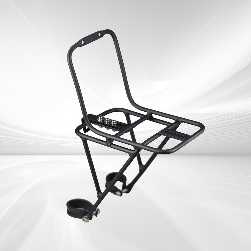 Cargo Rack Aluminum - ユニバーサルバイク用荷物キャリア アルミ合金製フロントラック マウンテンバイク用バスケット マウントブラケット フロントフォーク固定アクセサリー