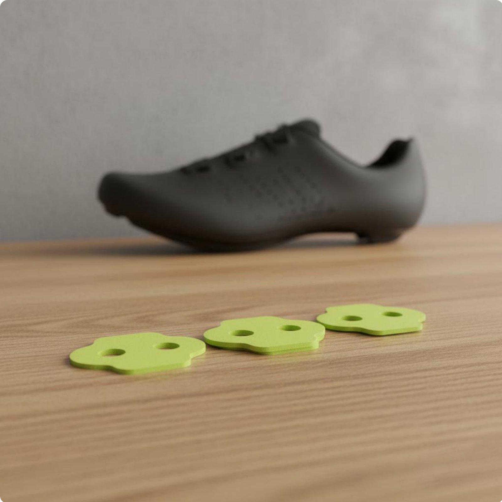 Cycling Commuter Shoes - サイクリングシューズシムスタッカブルクリートスペーサーキット PETG製 マウンテンバイクペダル最適化用