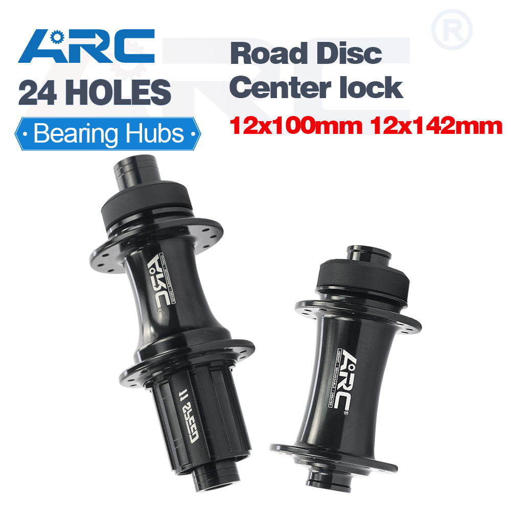 Dynamo Hub Front - Arcロードバイク用アルミ合金ハブ,24穴センターロックディスク,4ピース,48クリック,Hg 8-11v/sram xdr 12v