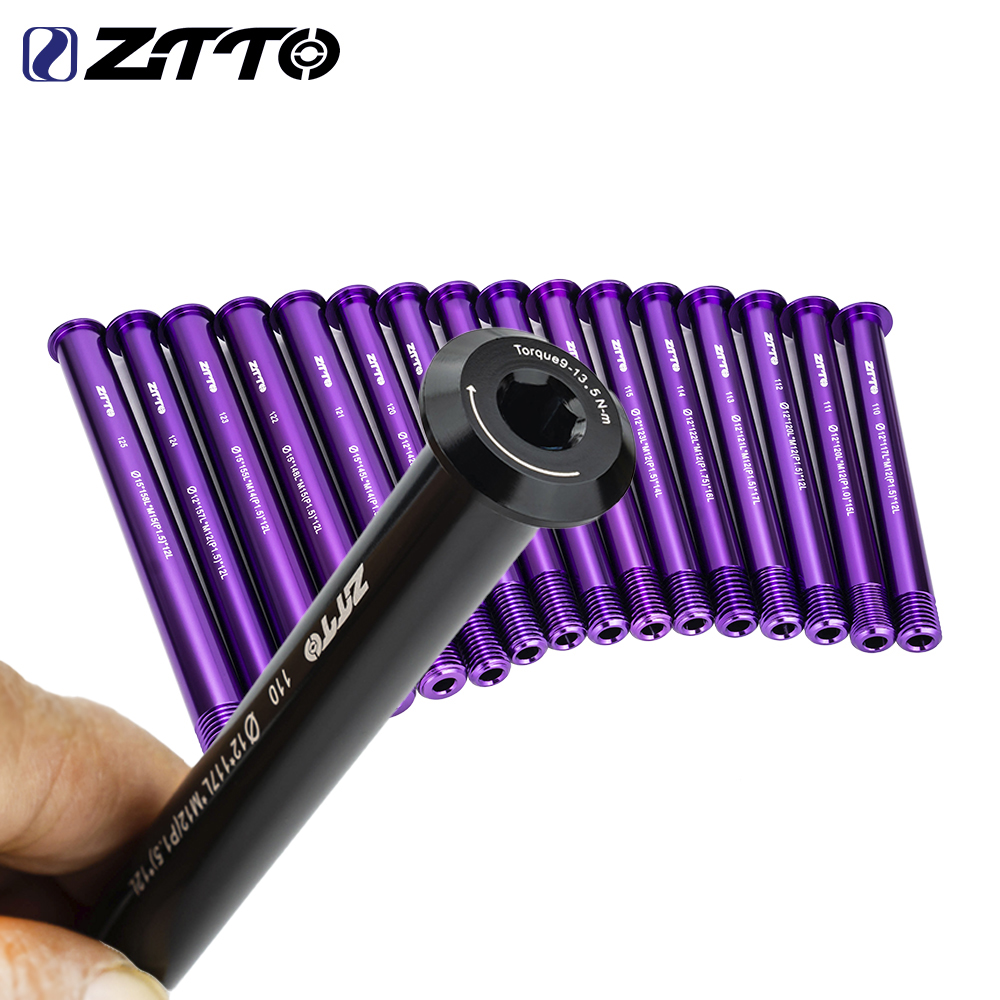 Dynamo Hub Front - ZTTO MTBロードバイク M12xP1.0/1.5/1.75 スルーアクスル フロントフォークシャフト スキュワー