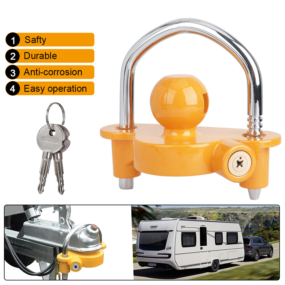 トレーラー用ユニバーサルロックモーター,頑丈,盗難防止,キャ - U Lock Heavy Duty のレビューと価格