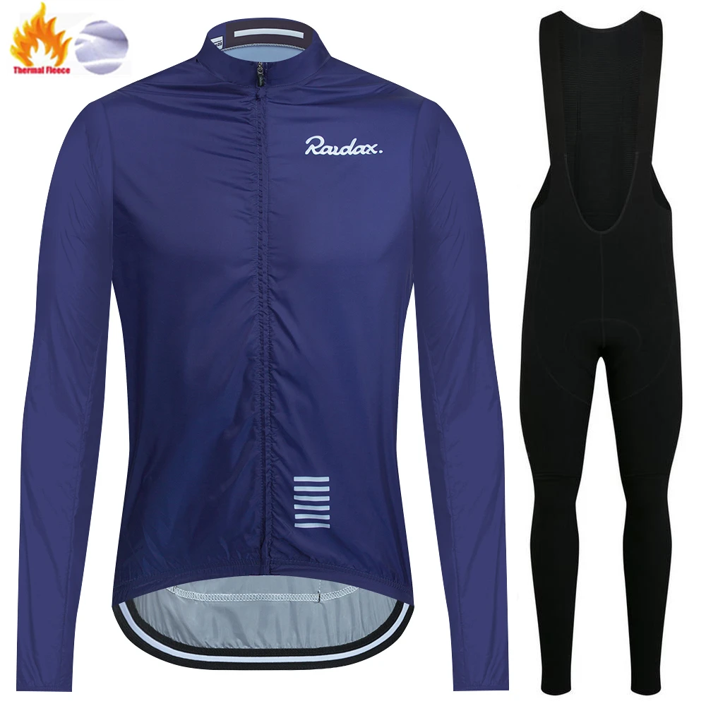 Raudax-男性用防風フリースサイクリングウェア、長袖スー - Cycling Commuter Clothing のレビューと価格