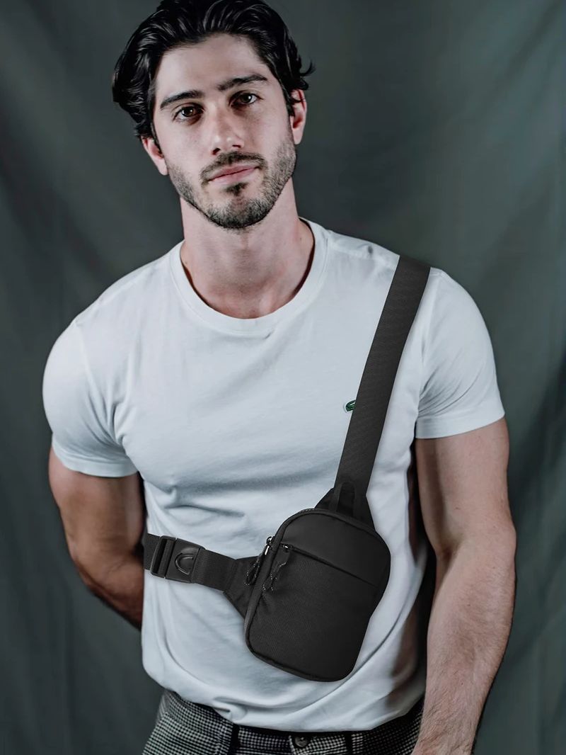 カジュアルメンズショルダーチェストバッグナイロン防水アウトド - Cycling Commuter Backpack Waterproof のレビューと価格