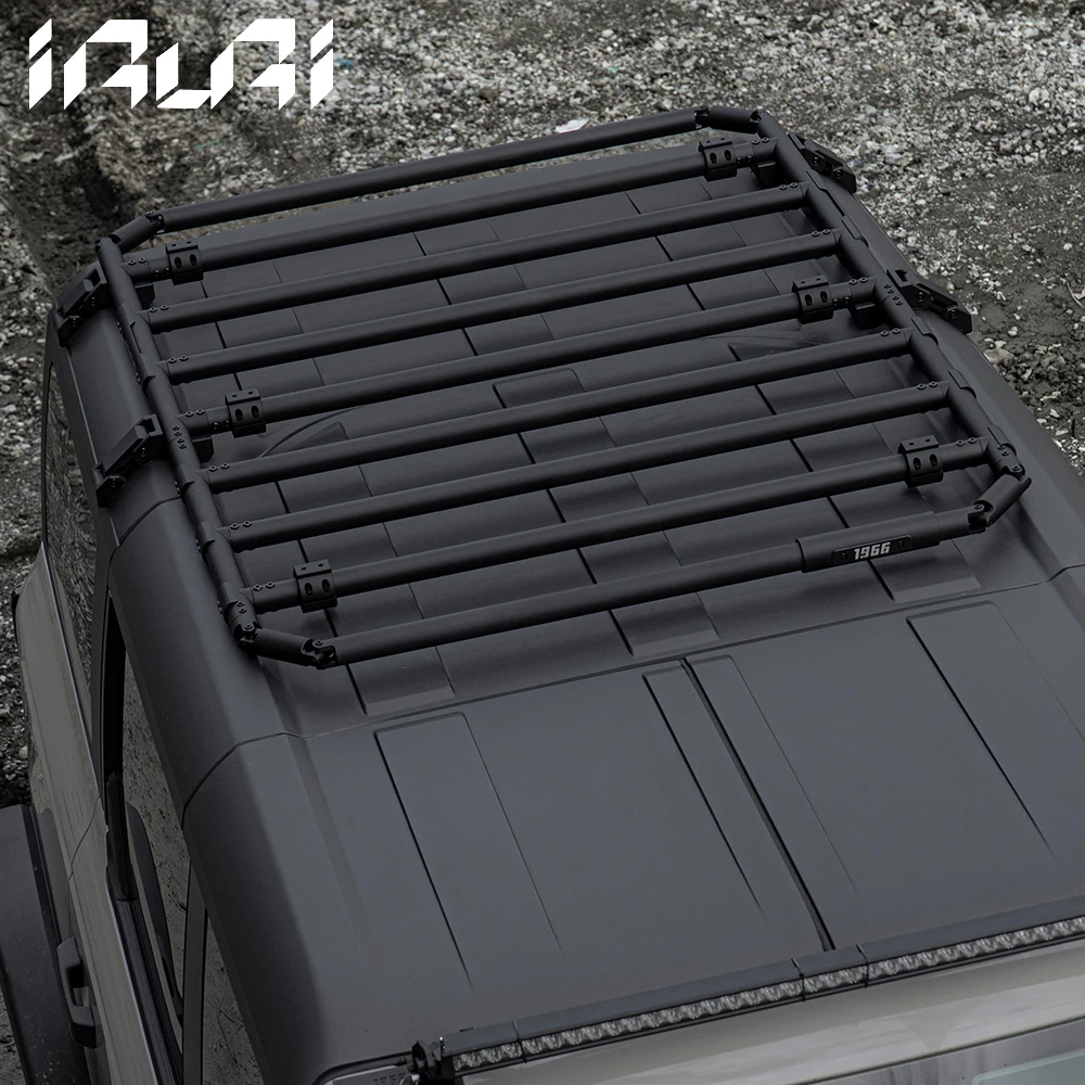 新スタイルIRURIクイックリリースルーフラック、アルミ合金 - Cargo Rack Aluminum のレビューと価格