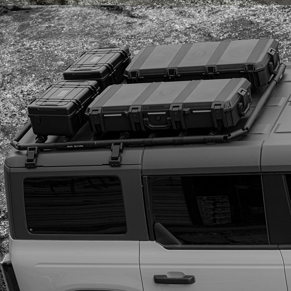 新スタイルIRURIクイックリリースルーフラック、アルミ合金 - Cargo Rack Aluminum のレビューと価格