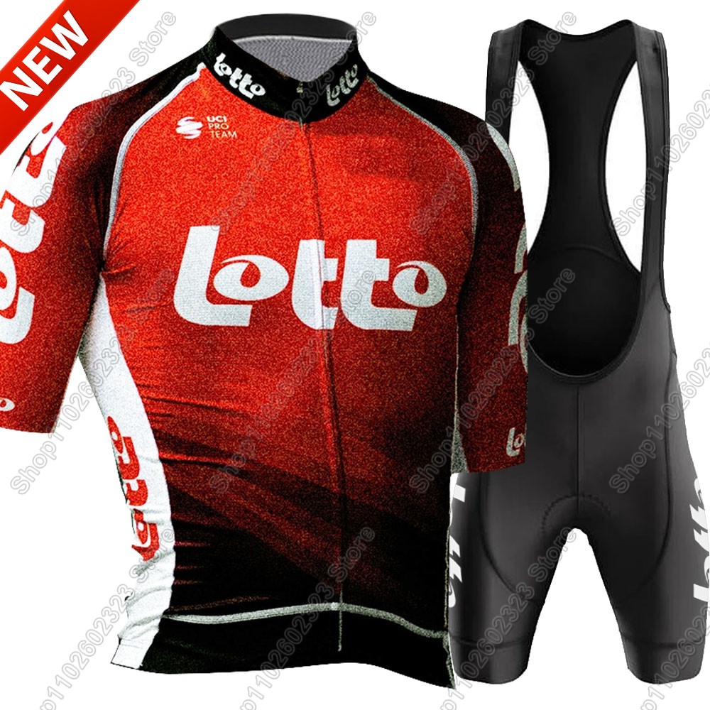 ロトチーム2025サイクリングジャージセット サマーベルギー - Cycling Commuter Clothing のレビューと価格
