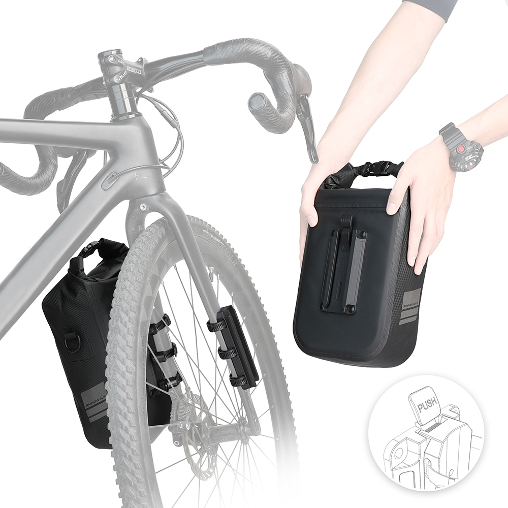 Rhinowalk 2 個バイククイックリリースフロントフォ - Cycling Commuter Backpack Waterproof のレビューと価格