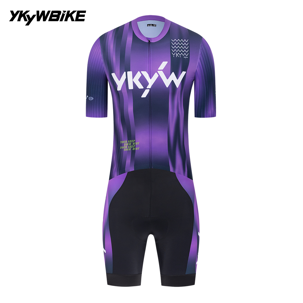 YKYWBIKE メンズ サイクリング セット SPF 50 - Cycling Commuter Clothing のレビューと価格