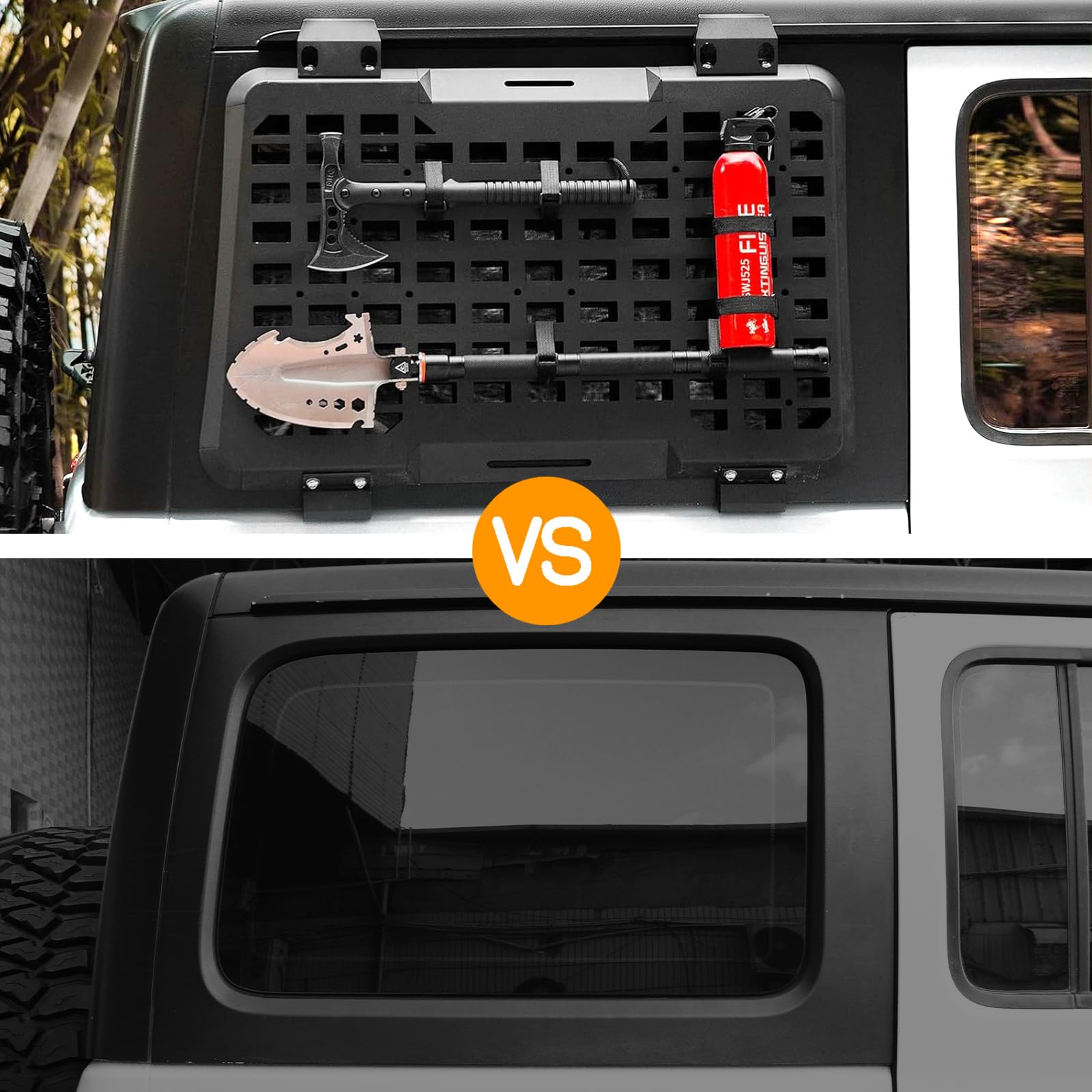 ジープ・ラングラーJL 2018-2026 4ドア用 リア右 - Cargo Rack Aluminum のレビューと価格