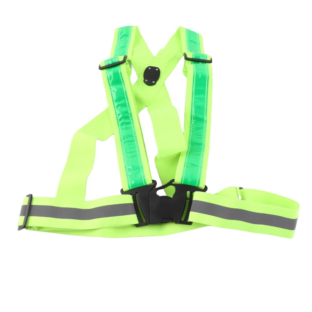 新しいポリエステル製LED安全ベスト、グリーンライト、USB - Reflective Vest Cycling のレビューと価格
