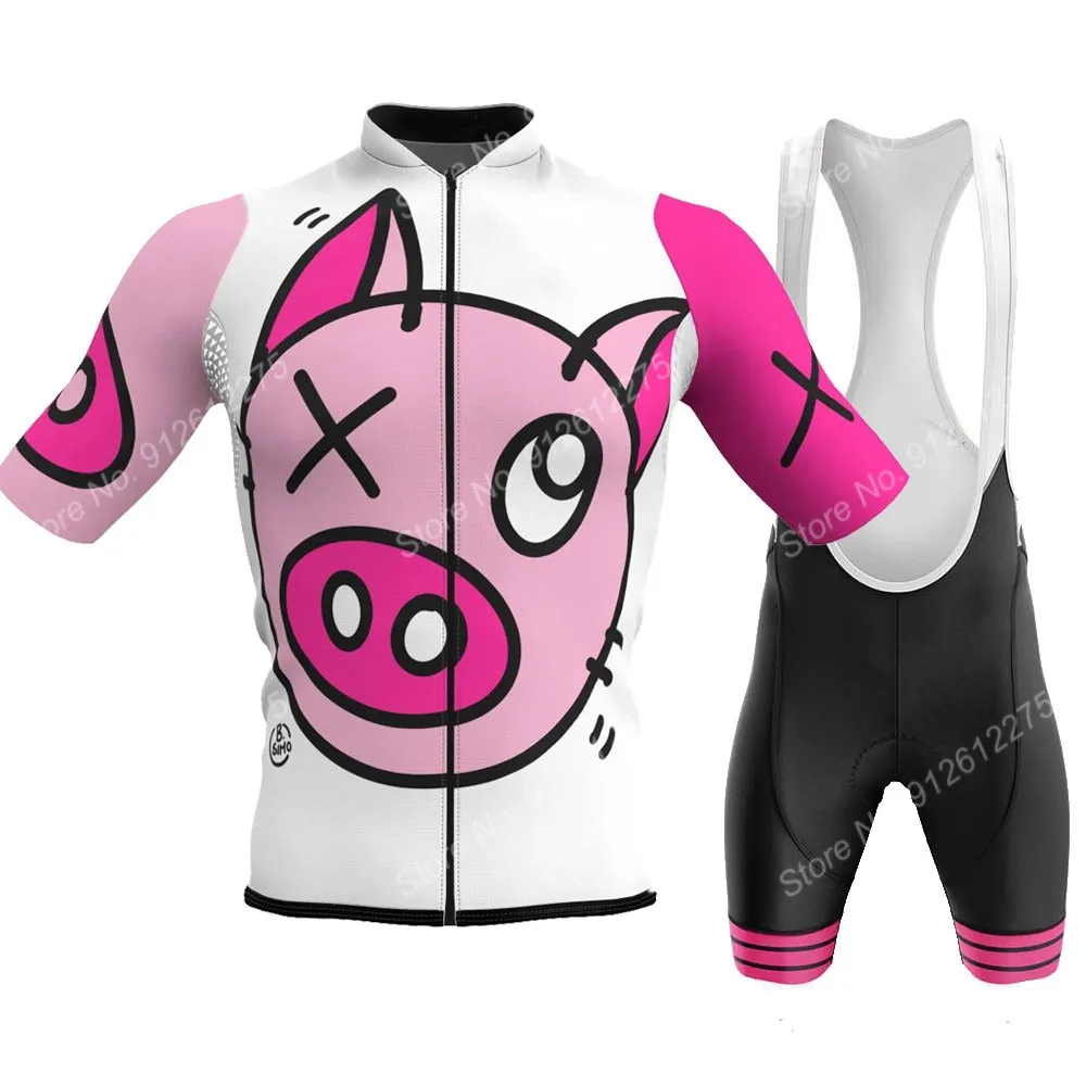 漫画の男性用サイクリングジャージ,Tシャツ,ショーツ,夏,バ - Cycling Commuter Clothing のレビューと価格