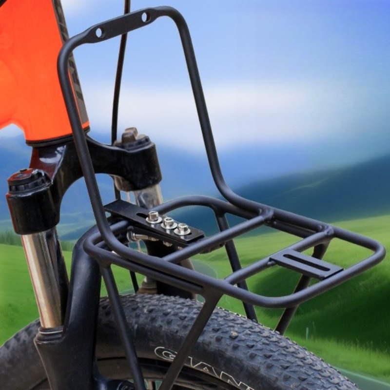 ユニバーサルバイク用荷物キャリア アルミ合金製フロントラック - Cargo Rack Aluminum のレビューと価格