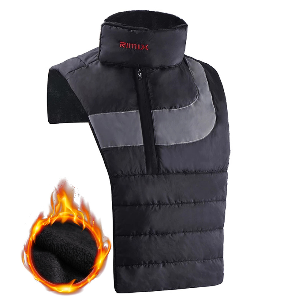 冬用バイクネックプロテクターベスト、調節可能な防風ネックウォ - Reflective Vest Cycling のレビューと価格