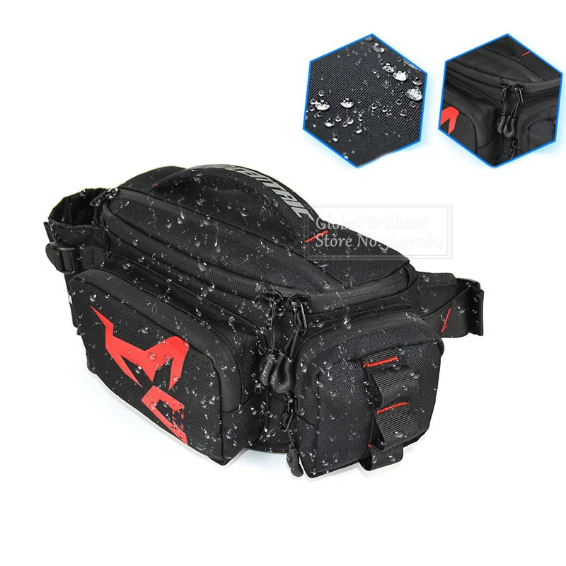 防水オートバイバッグ多機能ウエストバッグ軽量男性モトクロス乗 - Cycling Commuter Backpack Waterproof のレビューと価格