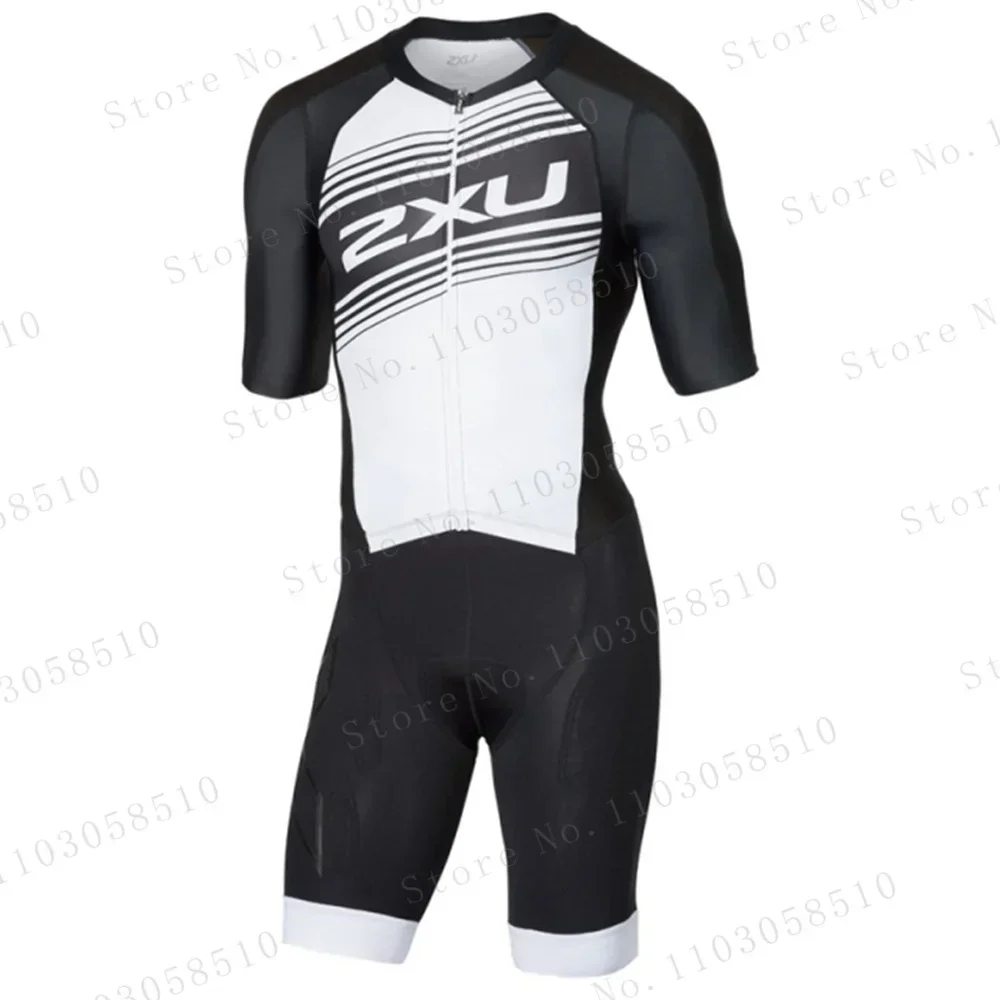 zxuful ブラック ホワイト トライアスロン スーツ メ - Cycling Commuter Clothing のレビューと価格