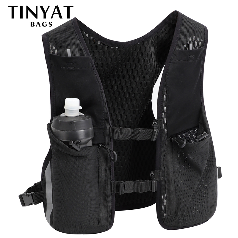 TINYAT 反射多機能ベストバッグ男性女性スポーツチェスト - Reflective Vest Cycling のレビューと価格