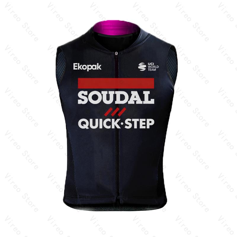 Soudal クイックステップサイクリングベスト夏防風スポー - Reflective Vest Cycling のレビューと価格