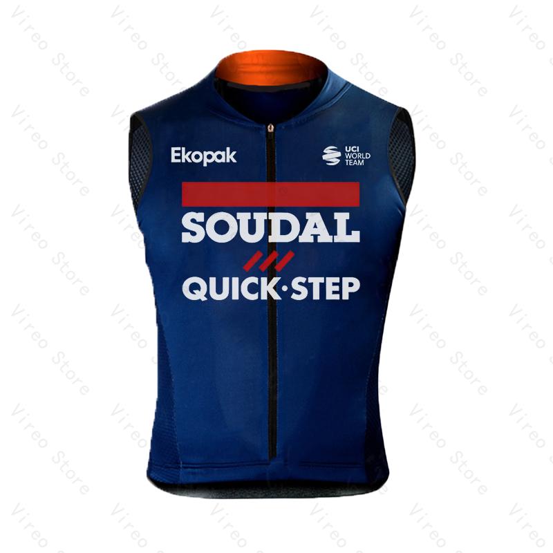 Soudal クイックステップサイクリングベスト夏防風スポー - Reflective Vest Cycling のレビューと価格