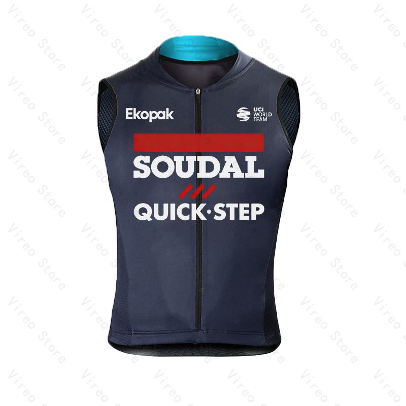 Soudal クイックステップサイクリングベスト夏防風スポー - Reflective Vest Cycling のレビューと価格