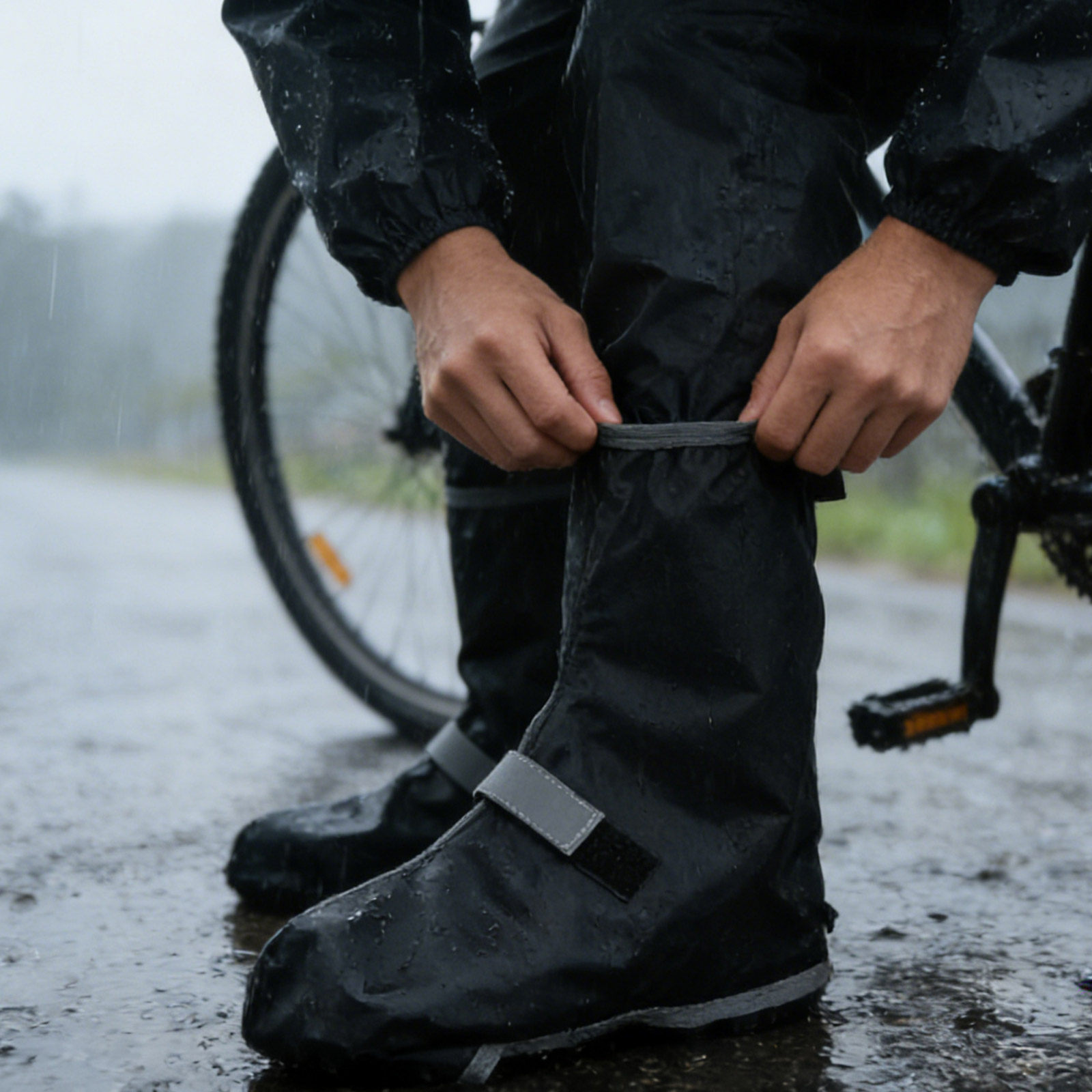1組 防水シューズカバー 滑り止め レインプロテクター サイ - Cycling Shoes For Commute のレビューと価格